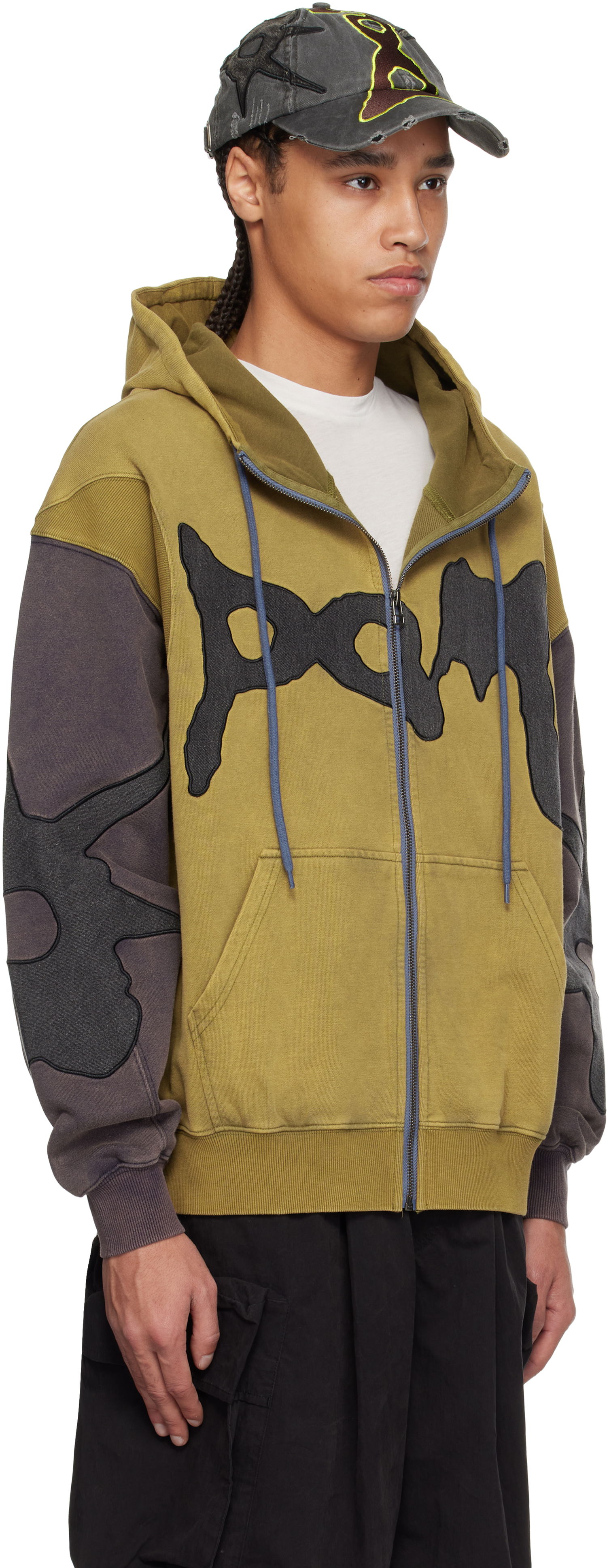 Суитчър Perks And Mini Perks and Mini Multi Lunacy Zip Hoodie Зелено | 3837, 1