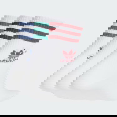 Чорапи adidas Performance Mid Cut Crew Socks (3 Pairs) Бяло | JI9471, 4