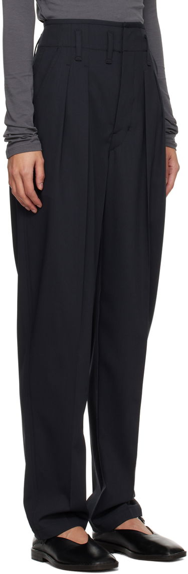 Панталони LEMAIRE LEMAIRE Pleated Trousers Черно | PA1084 LF1210, 1
