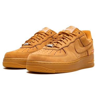 Кецове и обувки Nike Supreme x Air Force 1 Low SP "Wheat" Кафяво | DN1555-200, 1