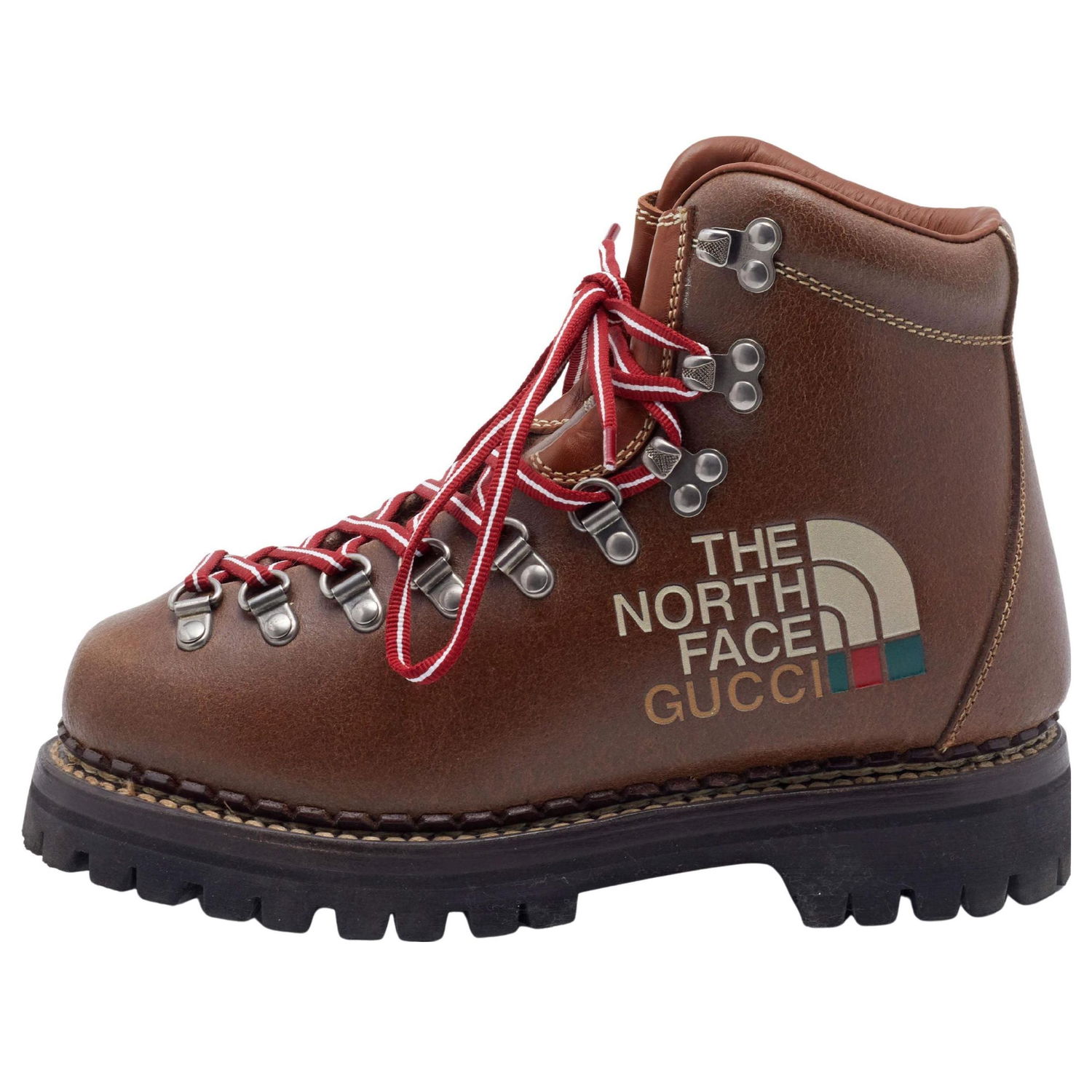 Кецове и обувки Gucci Gucci x The North Face Ankle Boots Кафяво | 655398-17U10-2560, 0