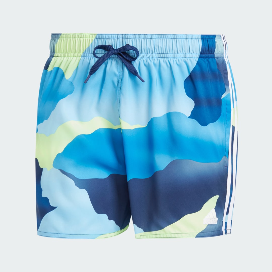 Къси панталони adidas Performance City Escape Camo 3-Stripes Cix Swim Синьо | IS1672, 1