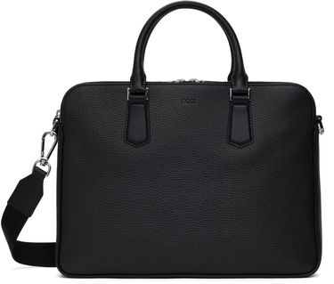 Дамска чанта BOSS BOSS Leather Briefcase Черно | 50529302, 0