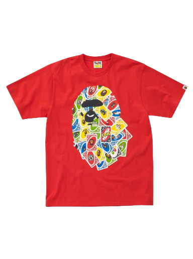 Тениска BAPE UNO x Ape Head Design Mattel Exclusive Tee Червено | HJY23.RED.S