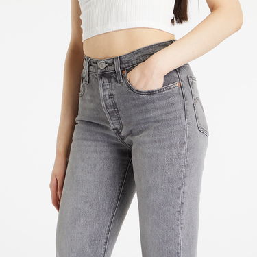 Дънки Levi's High Waist 501 Crop Jeans Сиво | 36200.0235, 3