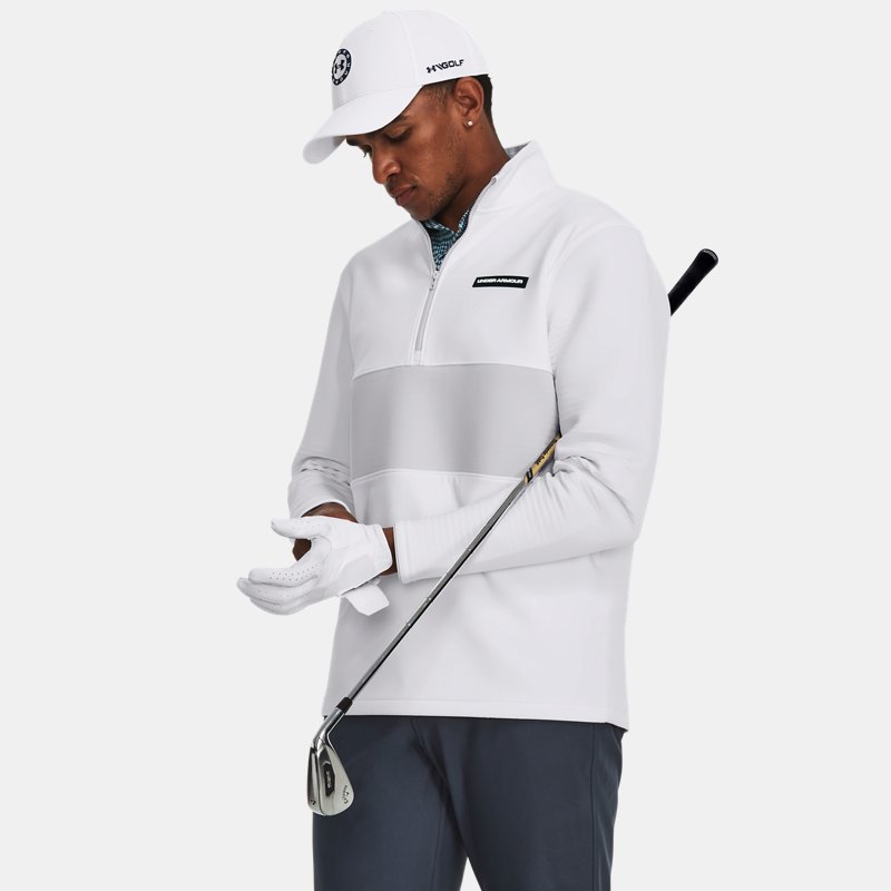 Суитчър Under Armour Golf Storm Daytona Hoodie Бяло | 1379723-100, 0