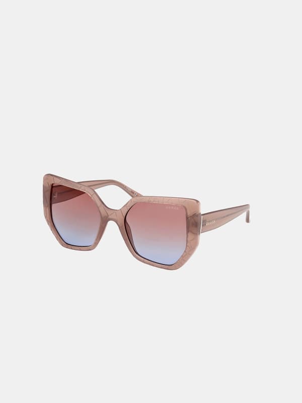 Слънчеви очила GUESS Geometric Sunglasses Розово | GU015355QQQ, 0