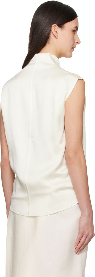 Потник TOTEME TOTEME Sleeveless Funnel Neck Blouse Бяло | 251-WRT0460-FB0344, 2