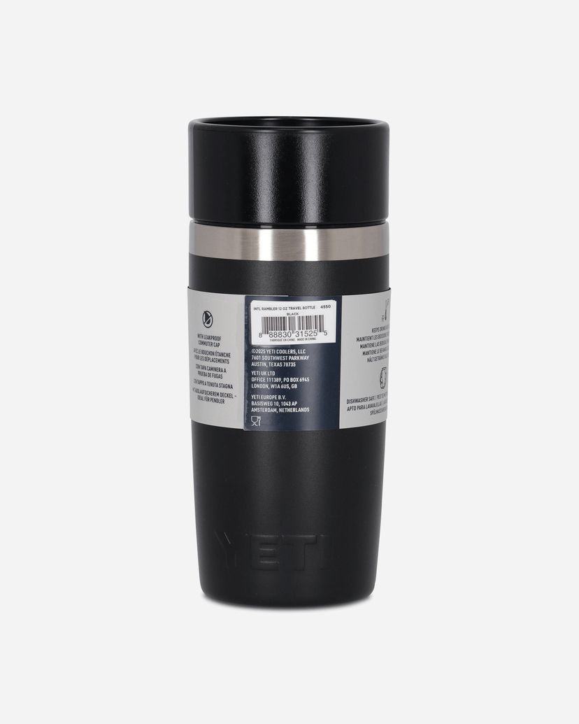 Бутилки за пиене YETI 12 oz Travel Bottle with Leakproof Commuter Cap Черно | 70000002333 BLACK