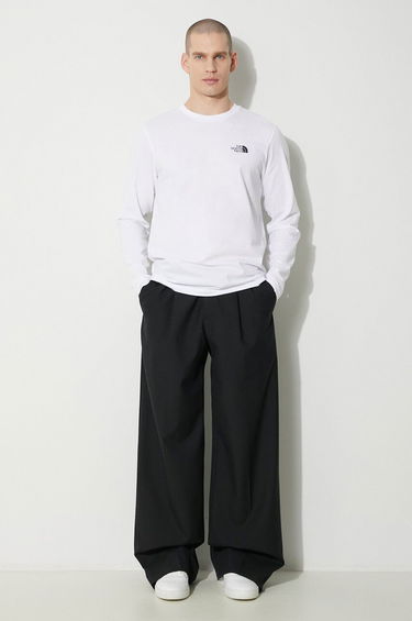 Тениска The North Face Simple Dome Long Sleeve T-Shirt Бяло | NF0A87QNFN41, 1
