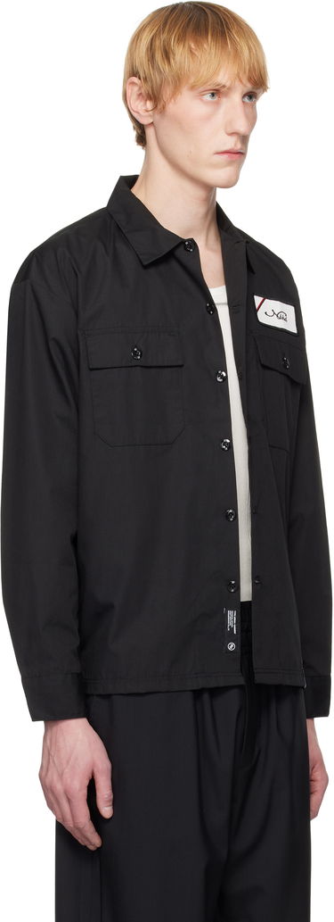 Риза Neighborhood Neighborhood Classic Work Long Sleeve Shirt Черно | 251TSNH-SHM01, 1