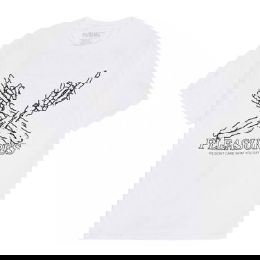 Тениска Pleasures Don't Care Tee White Бяло | P23SP051-WHITE, 2