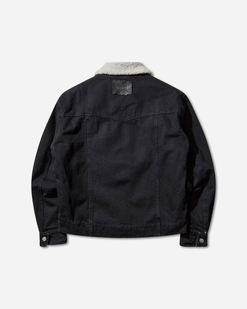 Палта Aries Sherpa Denim Car Coat Черно | AR7120004 Black
