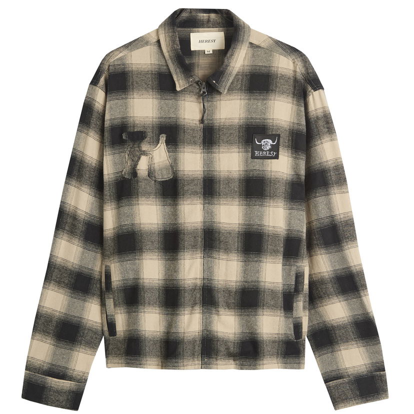 Риза Heresy Fog Zip Shirt Бежово | HAW25-CS02