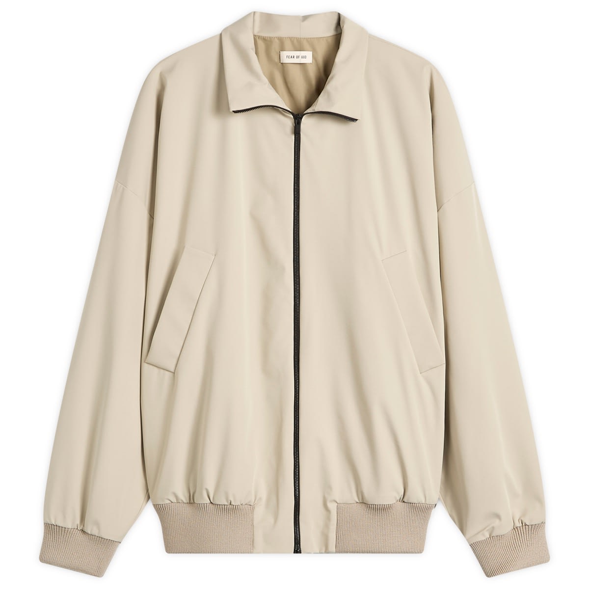 Яке бомбър Fear of God Fear Of God High Neck Technical Track Jacket Бежово | FGE230-327PON-024, 1