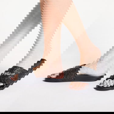 Кецове и обувки Footshop FTSHP Monogram Slides Black Черно | FTSHP_399, 5