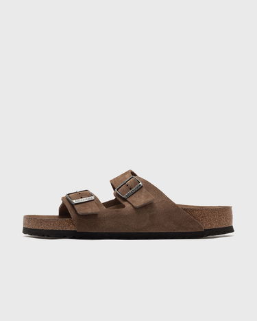 Кецове и обувки Birkenstock Arizona Suede Leather Sandals Кафяво | 1030863, 1