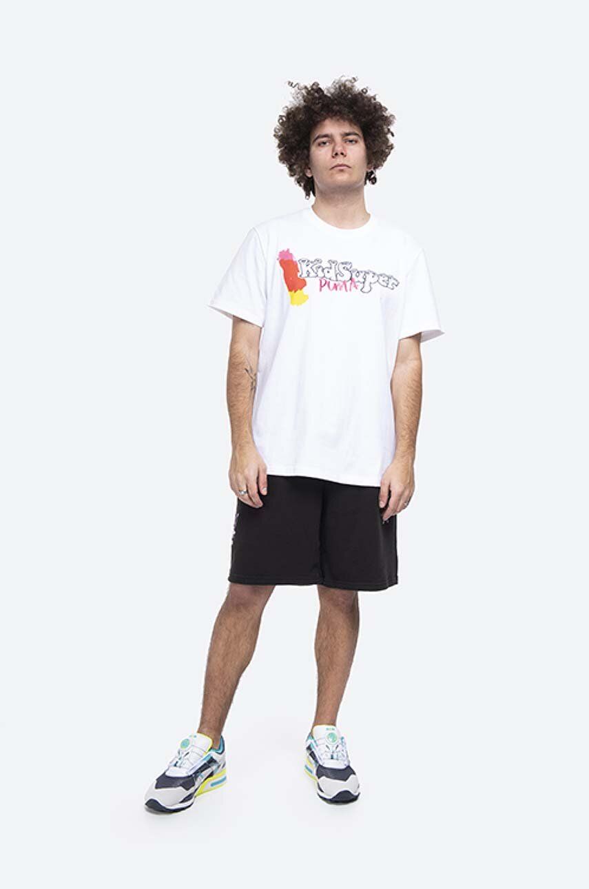 Тениска Puma Studio Print T-Shirt Бяло | 530410.02, 1