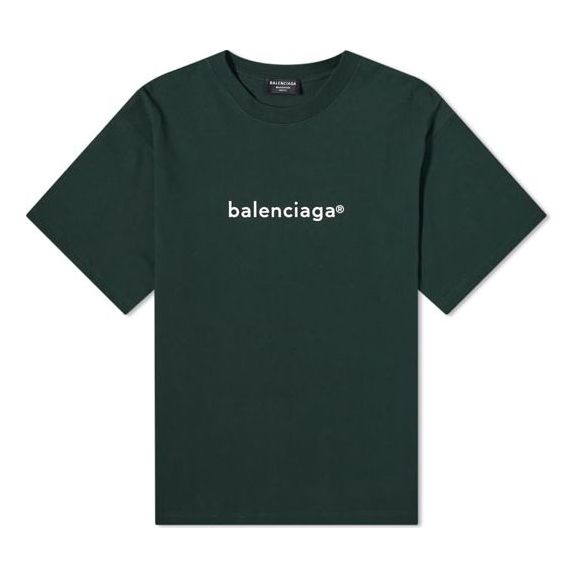 Тениска Balenciaga Balenciaga Short Sleeve T-Shirt Зелено | 612966TIV543011, 0