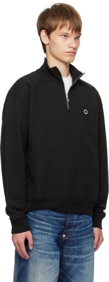 Суитчър KENZO Kenzo Paris 'Boke Flower 2.0' Embroidered Quarter-Zip Sweatshirt Черно | FF55SW2414MC, 1