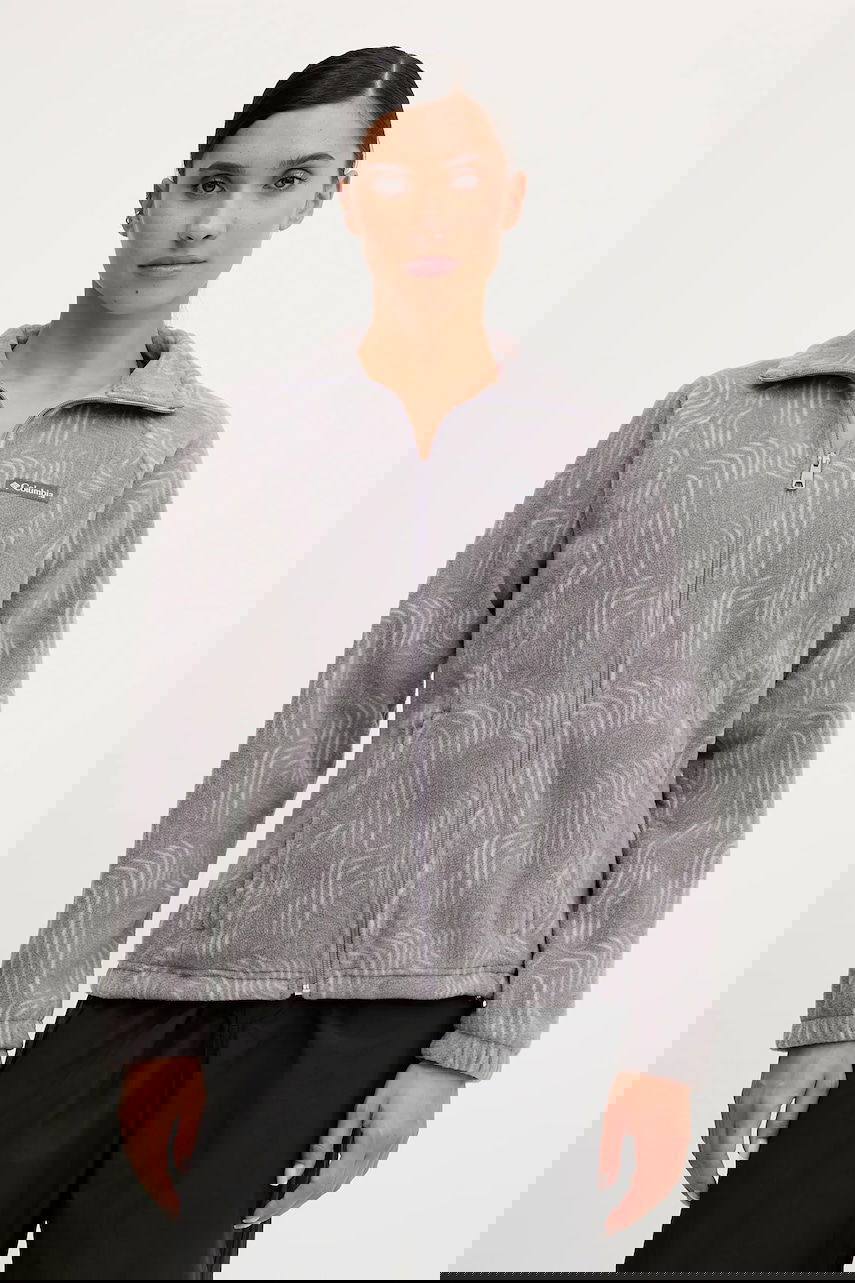 Суитчър Columbia Benton Springs Printed Fleece Jacket Сиво | 2021771, 0
