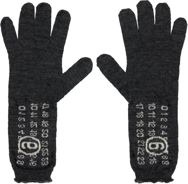MM6 Maison Margiela Wool Knit Gloves