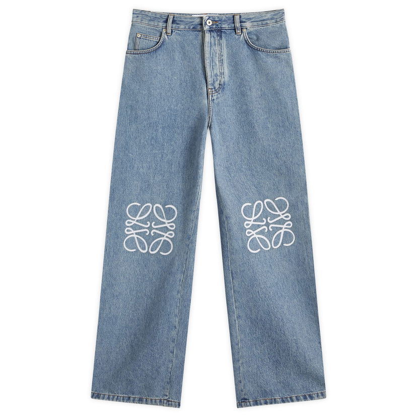 Дънки Loewe Anagram Baggy Jeans Синьо | H526Y11W59-5475