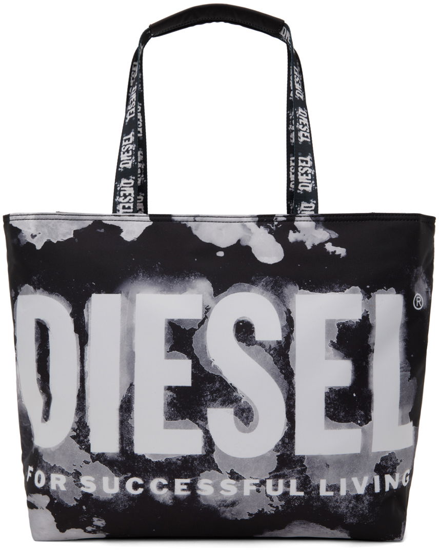 Голяма пазарска чанта Diesel Rave NS X Tote Bag Черно | X09857-P6338-T8013, 0