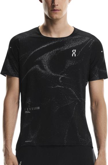 Тениска On Running Lumos Reflective Performance T-Shirt Черно | 1mf30220553, 0