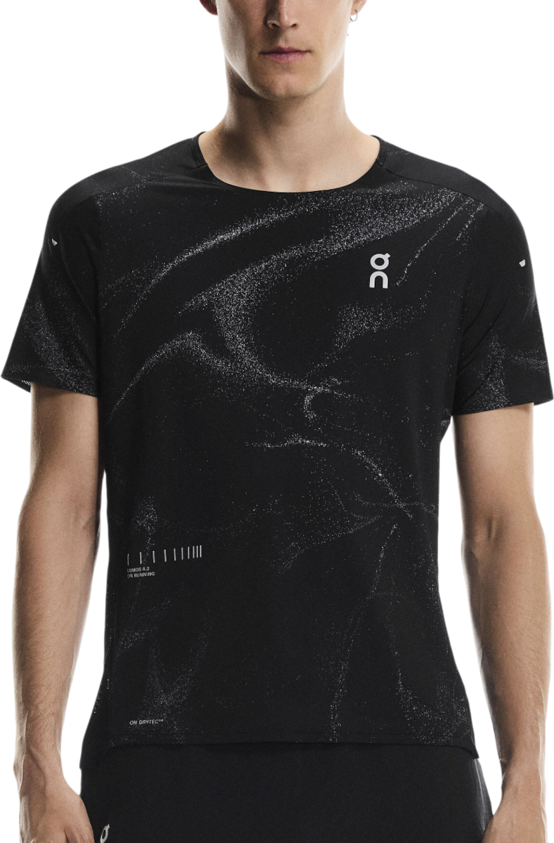 Тениска On Running Lumos Reflective Performance T-Shirt Черно | 1mf30220553