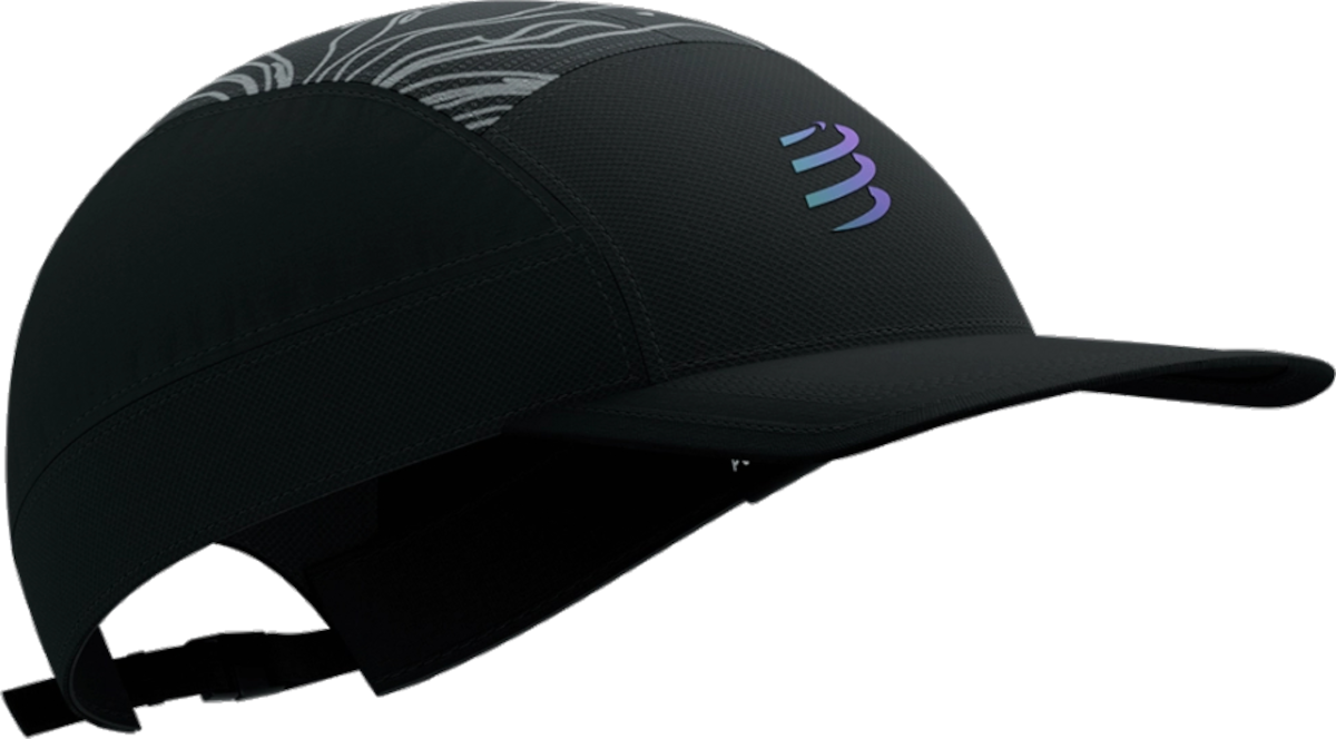Шапка с козирка Compressport 5 Panel Light Cap Aurora Черно | xhwu11039047, 0