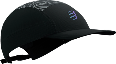 Шапка с козирка Compressport 5 Panel Light Cap Aurora Черно | xhwu11039047, 0