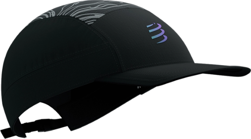 Шапка с козирка Compressport 5 Panel Light Cap Aurora Черно | xhwu11039047