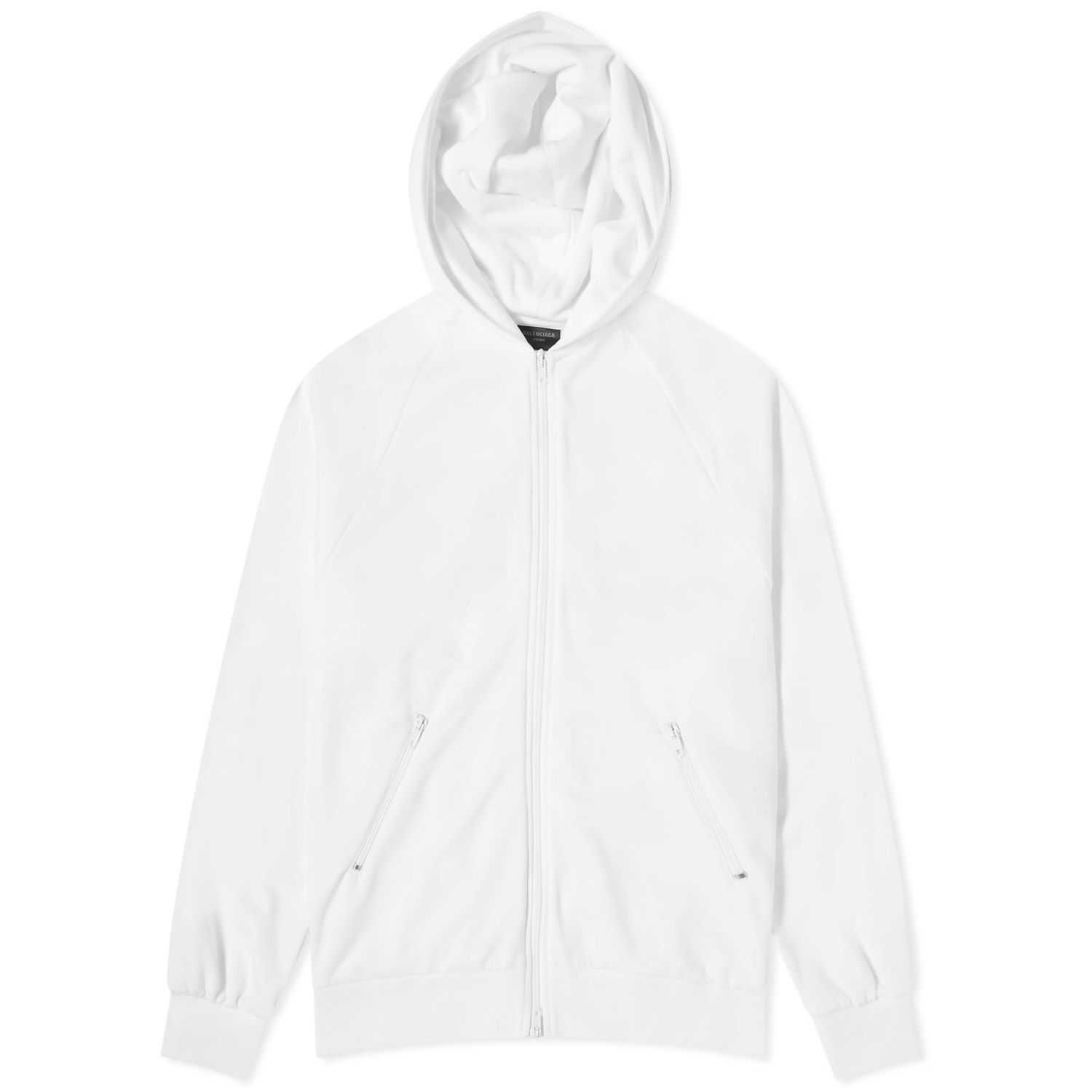 Суитчър Balenciaga Runway Zip Up Hoodie Бяло | 770503-TMV15-9000, 0