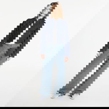 Яке CALVIN KLEIN Cropped Stand Collar Zip Denim Jacket Тъмно синьо | LV047E731G N8D, 4