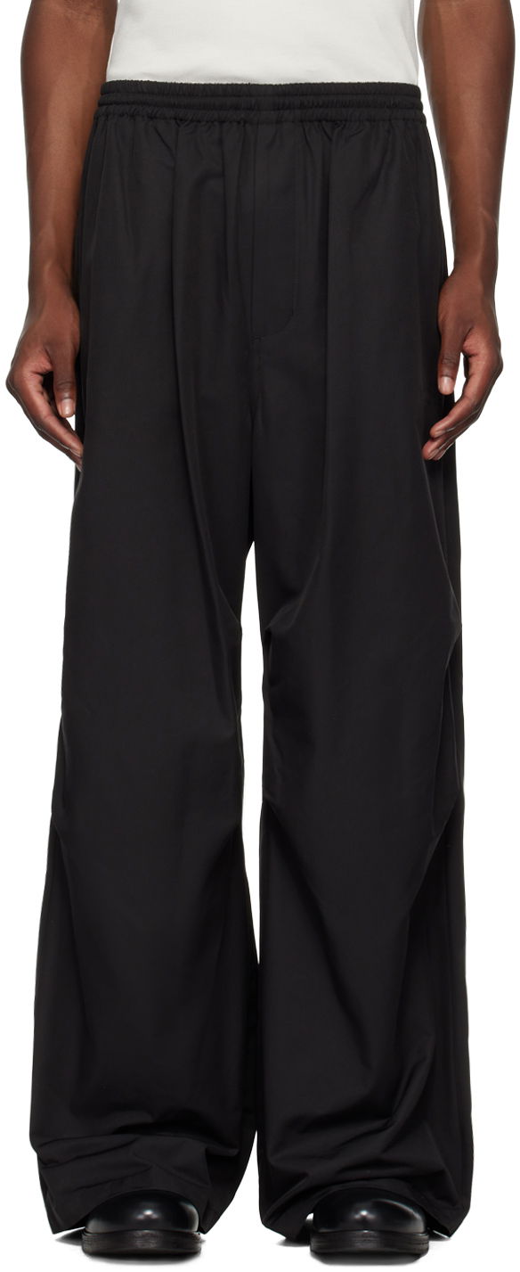 Панталони We11done Tucked Trousers Черно | WD-PT2-24-238-M-BK, 0