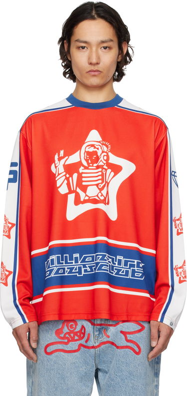 Фланелка BILLIONAIRE BOYS CLUB Billionaire Boys Club Astro Star Hockey T-Shirt Червено | B25152, 0