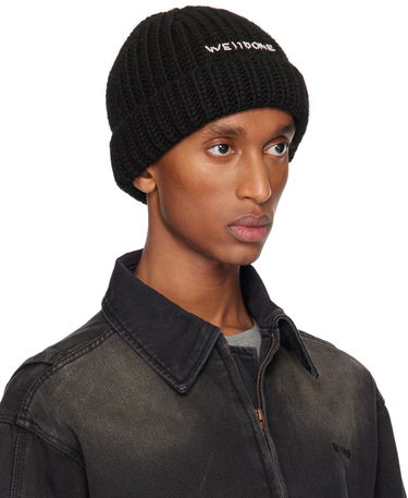 Шапка We11done We11done Chunky Knit Beanie Черно | WD-KH3-24-625-U-BK, 1