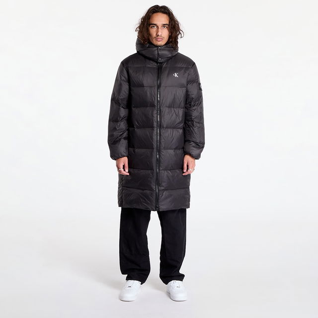 Essentials Down Long Jacket Black