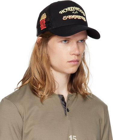 Шапка с козирка AMIRI AMIRI 'Sinners' Trucker Cap Черно | AMHATR1026, 1
