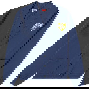 Пуловер KENZO Hearts Classic Cardigan Тъмно синьо | FD65SW0824MF-77, 0