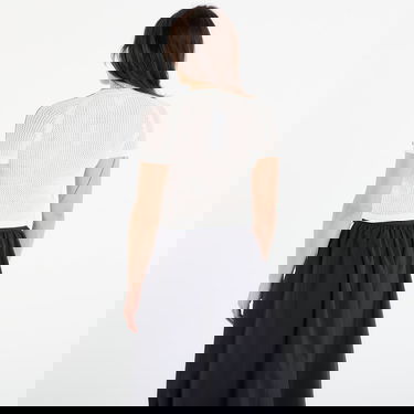 Съкратен топ adidas Performance Knitted Crochet Cali Cropped T-Shirt Бяло | KE0200, 2