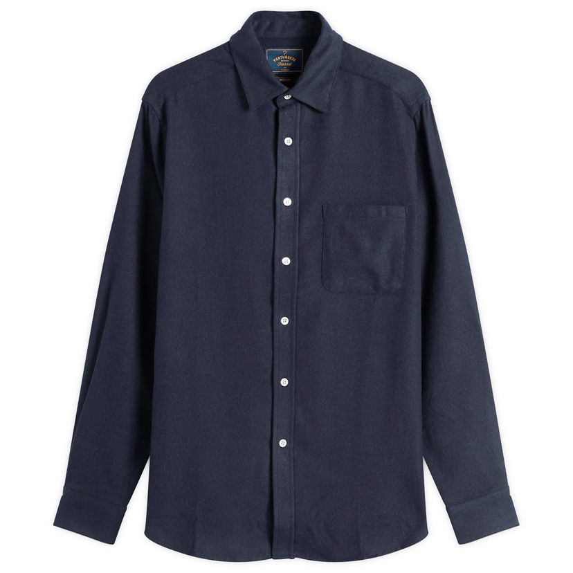 Риза Portuguese Flannel Teca Flannel Shirt, Size Small Тъмно синьо | AW25072-NVY