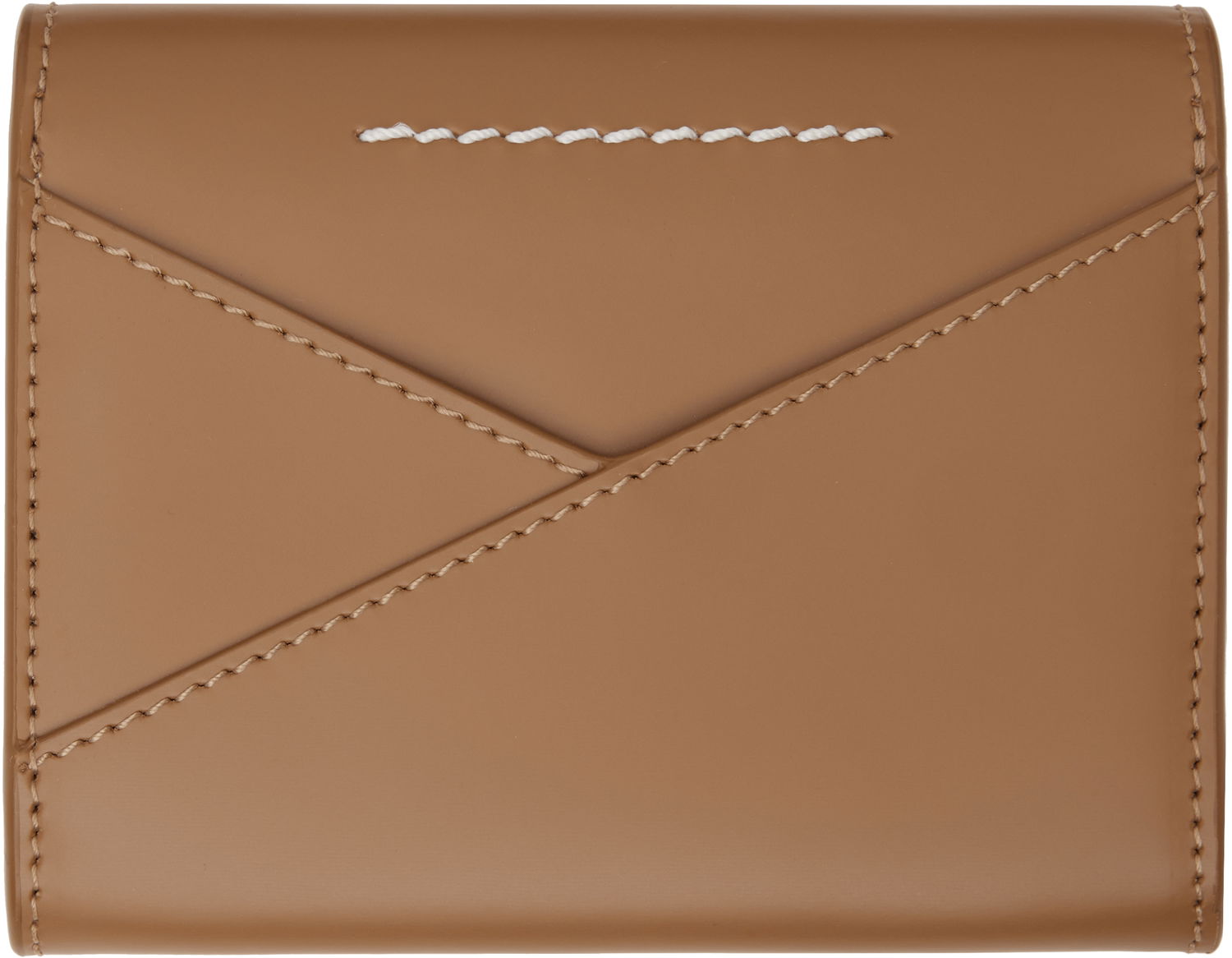 Портфейл Maison Margiela MM6 Maison Margiela Leather Flap Wallet Кафяво | SA5UI0010 P7183, 1