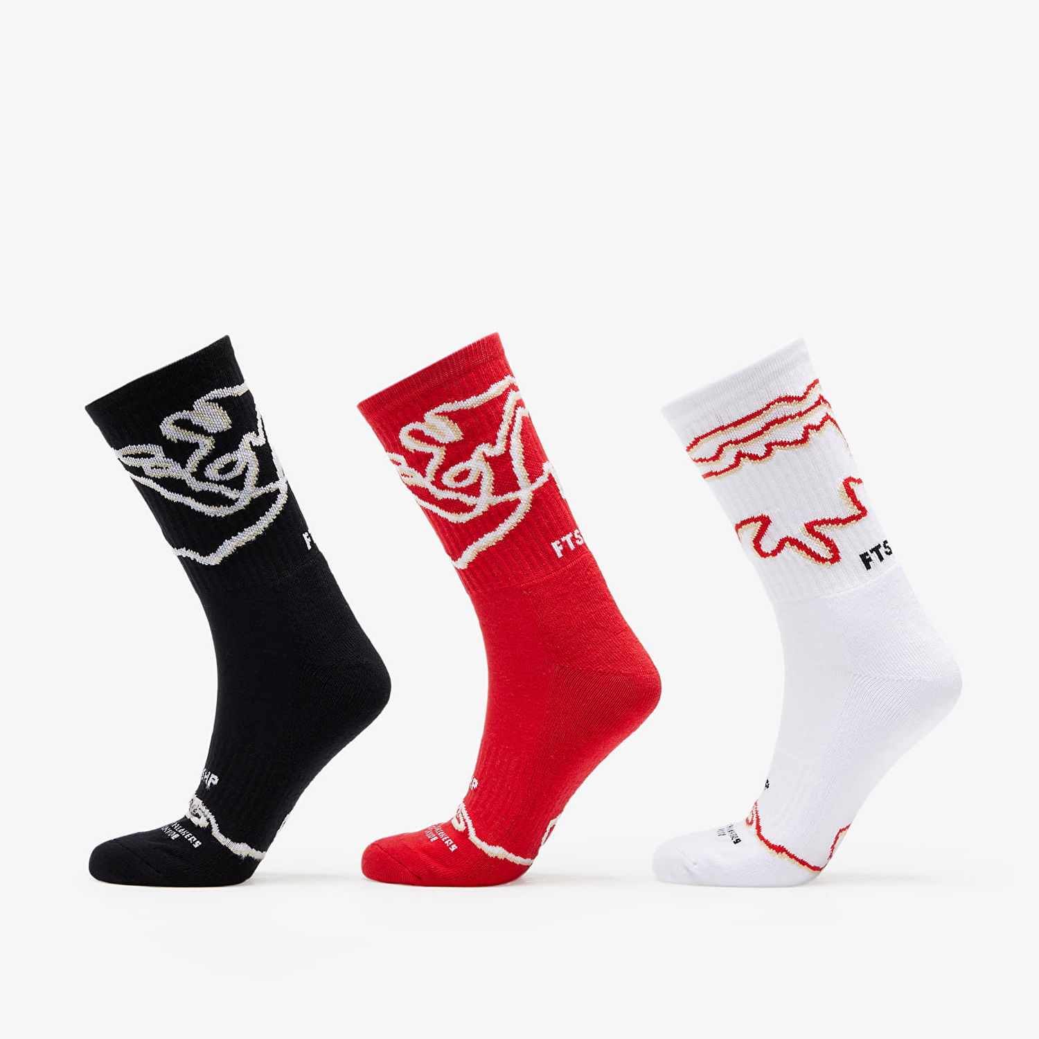 Чорапи Footshop The Stripes Socks 3-Pack Многоцветен | FTSHP_318, 0