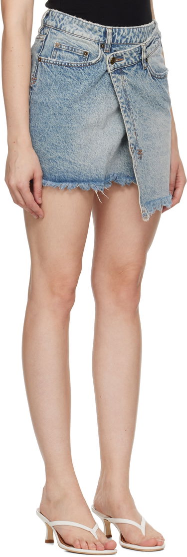 Пола Ksubi Rap Clas Mini Skirt Синьо | 1000062829, 4