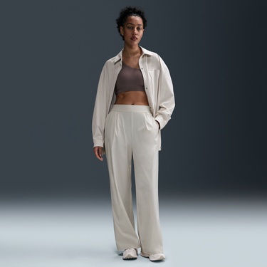Панталони Nike Dri-FIT 24.7 PerfectStretch High-Waisted Wide-Leg Pants Бежово | HM8389-104, 2