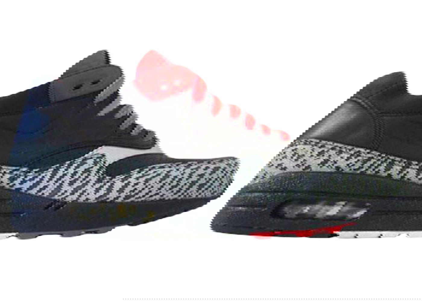 Кецове и обувки Nike Air Max 1 NL "Premium Black Black Varsity Red" 2005 Черно | 313227-001, 0