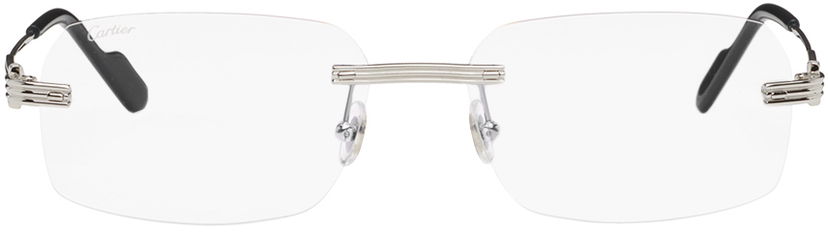 Слънчеви очила Cartier Cartier Rectangular Eyeglasses Черно | CT0271S-005