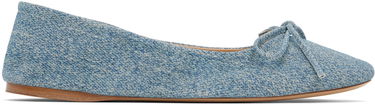 Облекло JW Anderson JW Anderson Calf Suede Print Ballerina Flats Синьо | BL0031-LA0238, 0